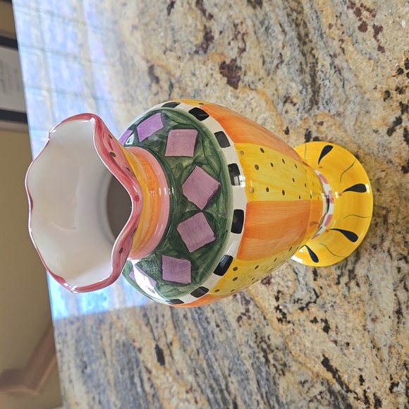 Colorful Ceramic Vase - Picture 2 of 5